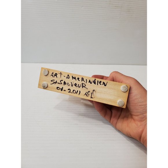 Wooden Toy bear- Carved Wooden bear - Wooden bear Figurine - Wild Animal… - Picture 5 of 10